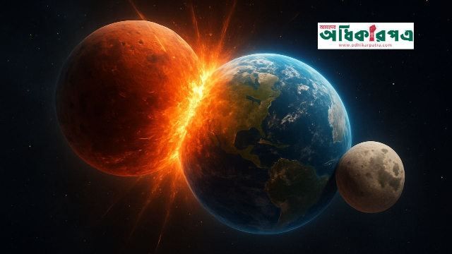 প্রতিবেশী প্রোটোপ্ল্যানেট থেইয়া থেকেই চাঁদের সৃষ্টি: বিজ্ঞানীরা জানালেন নতুন তথ্য